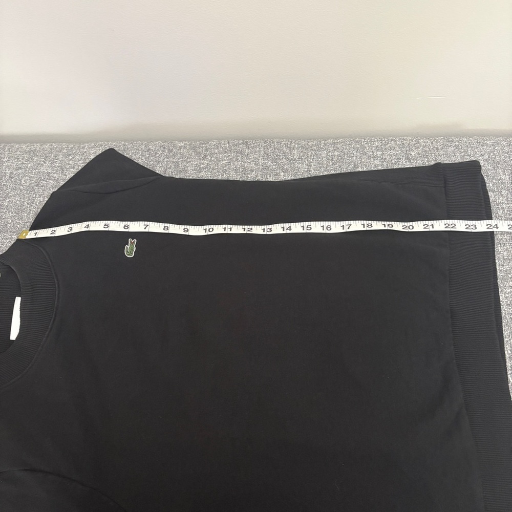 Lacoste Women's Black Crewneck Sweater - Picture 10 of 10